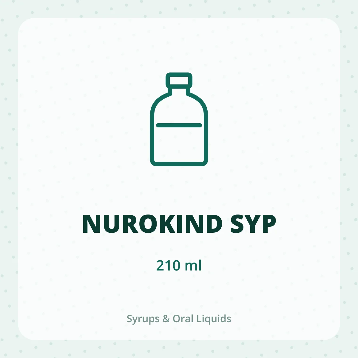 NUROKIND SYP 1X210ML