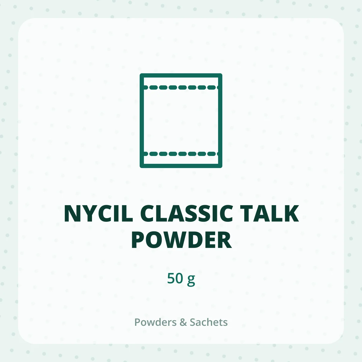 NYCIL CLASSIC TALK POWDER 1X50GM