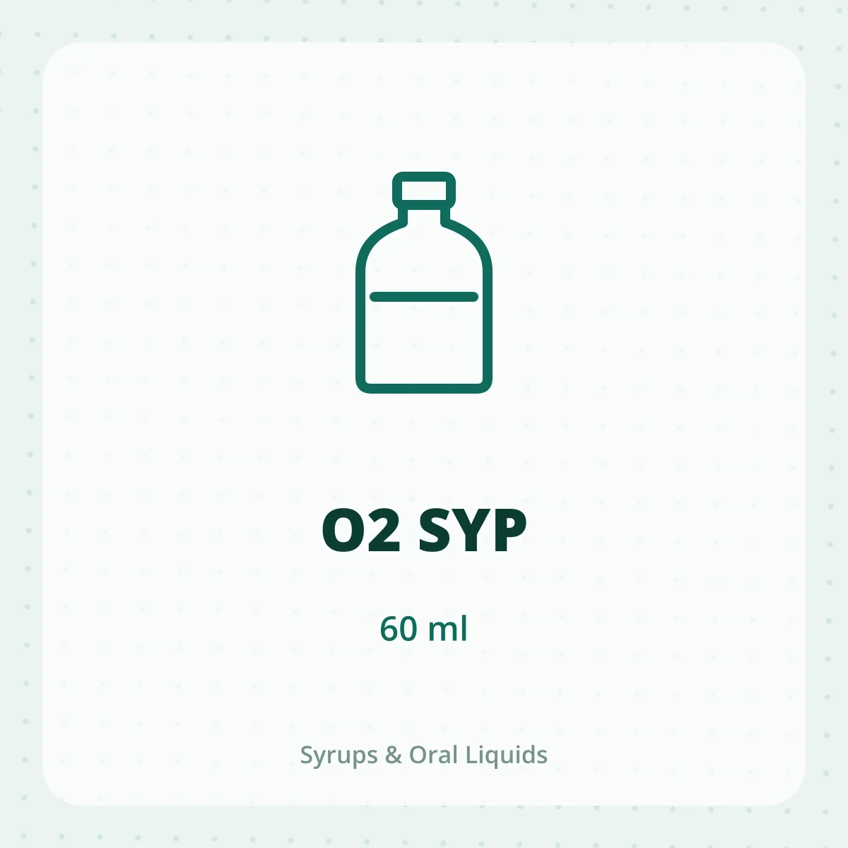O2 SYP 1X60ML