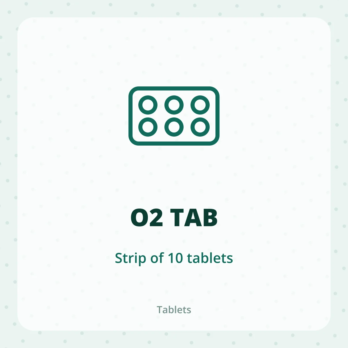 O2 TAB 1X10