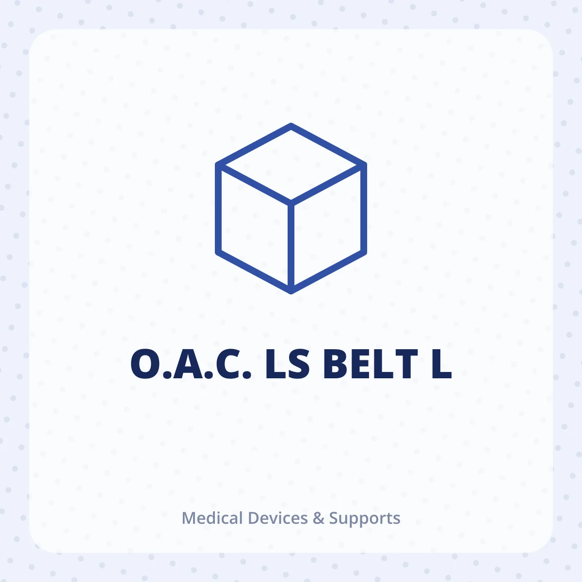 O.A.C. LS BELT L 1X1