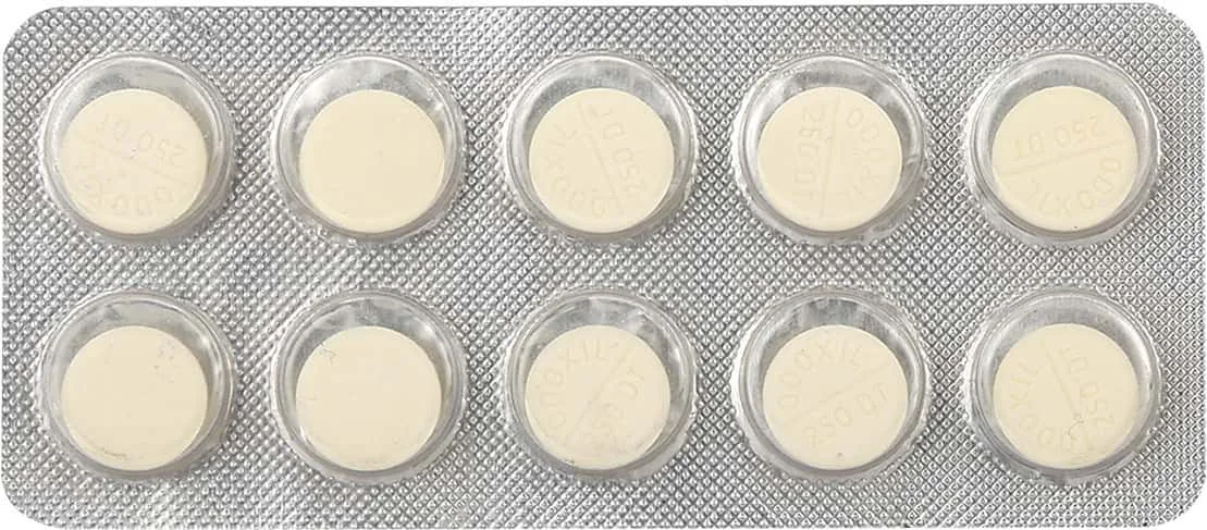 ODOXIL-250MG DT TAB 1X10