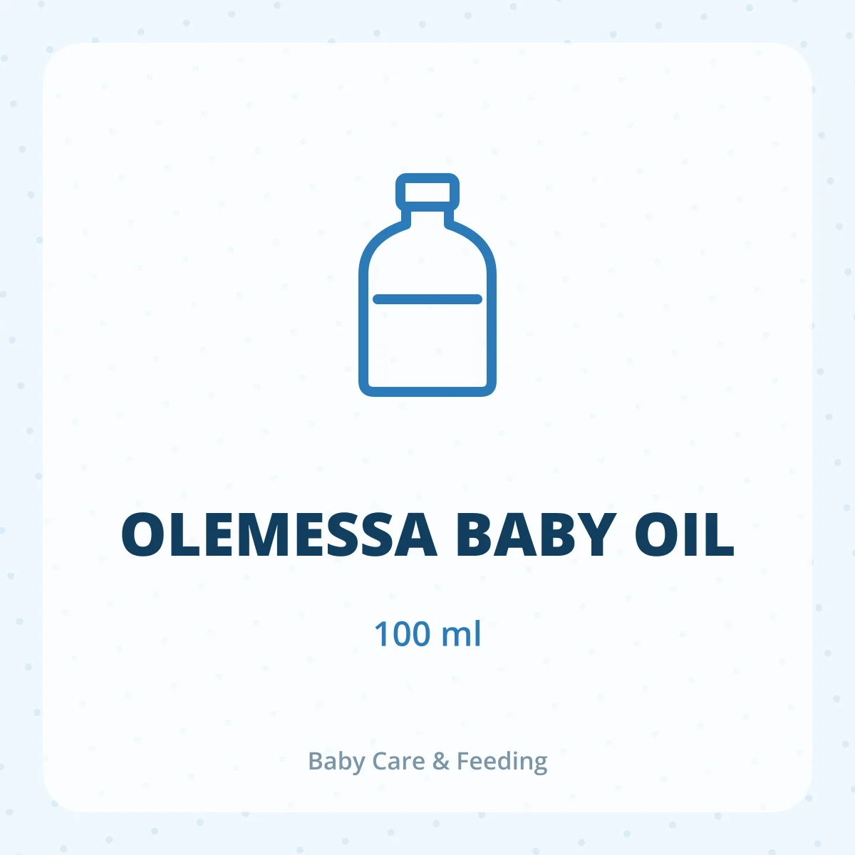 OLEMESSA BABY OIL 1X100ML
