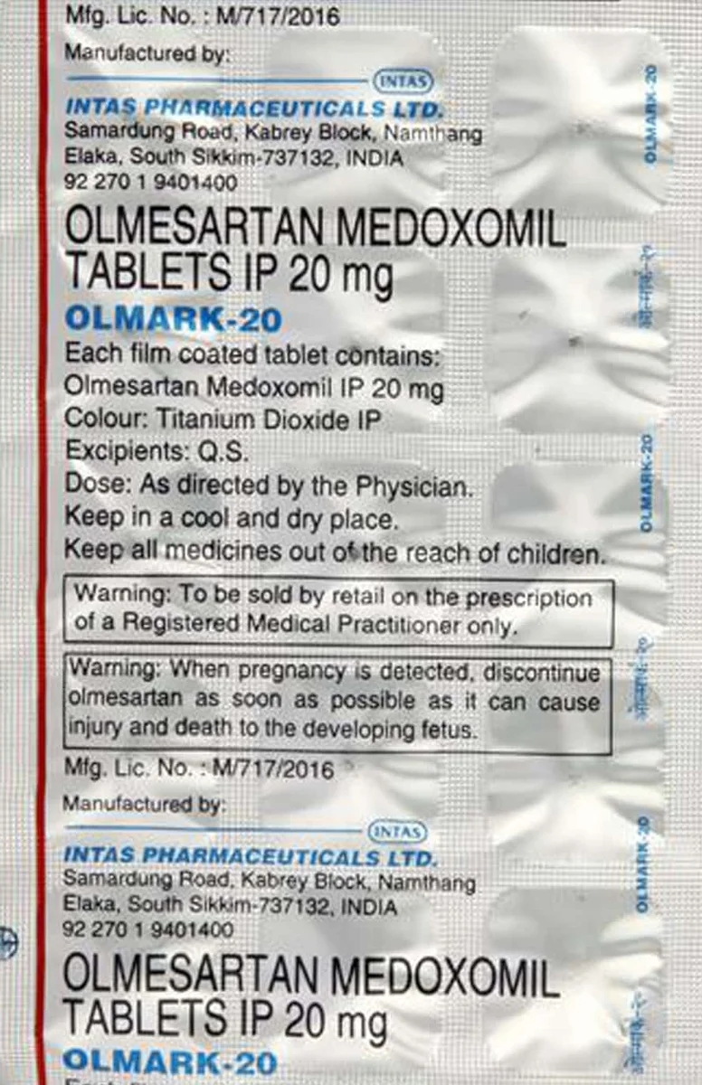 OLMARK-20MG TAB 1X15