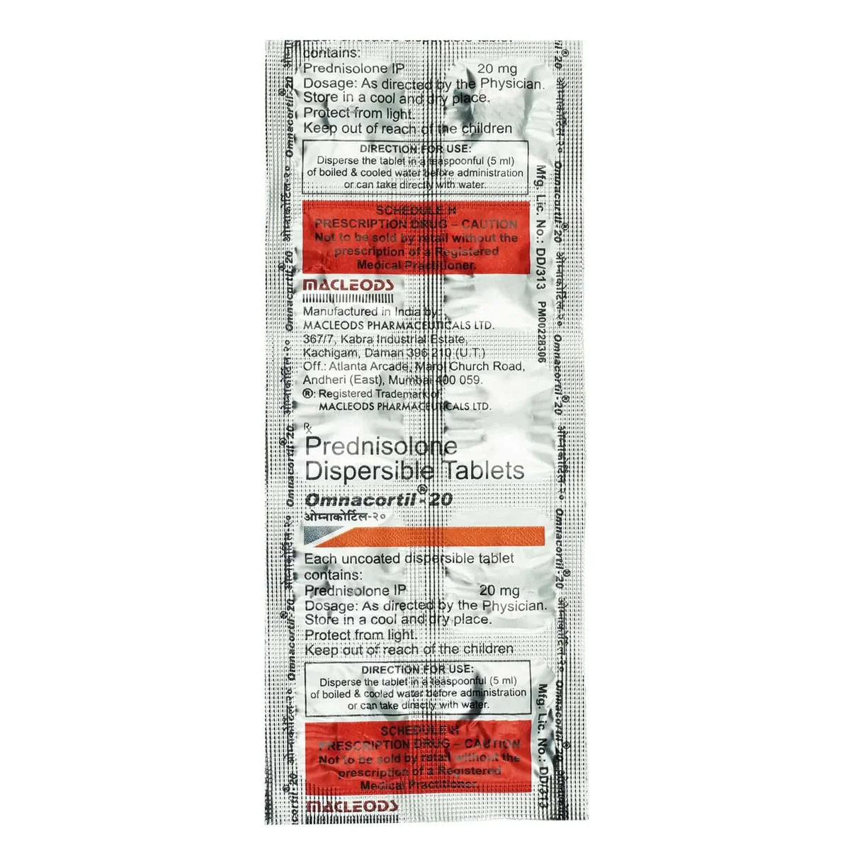 OMNACORTIL-20MG TAB 1X10