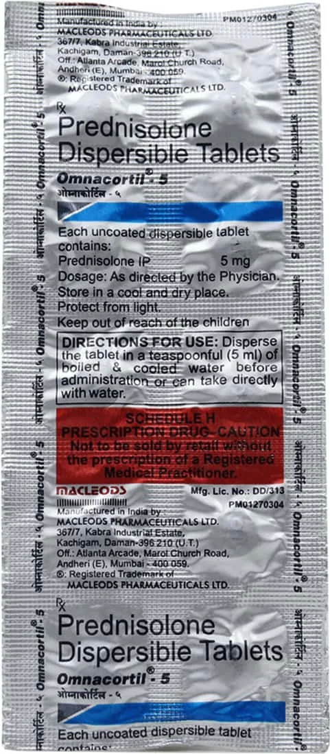 OMNACORTIL-5MG TAB 1X10