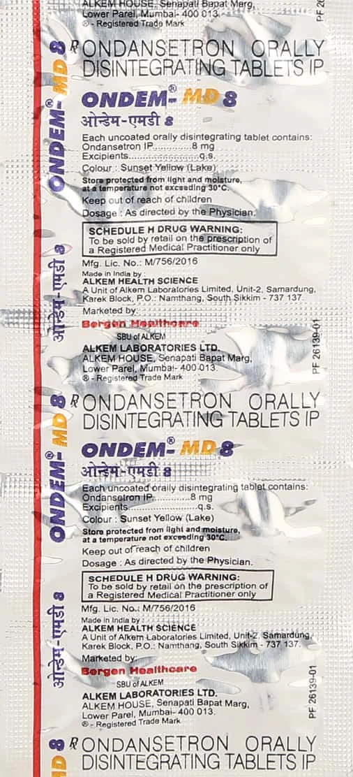ONDEM-MD 8MG 1X10