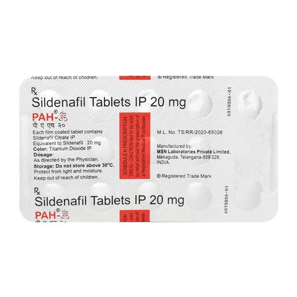 PAH 20MG TAB 1x15