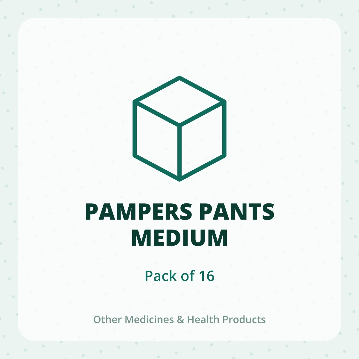 PAMPERS PANTS MEDIUM 1X16