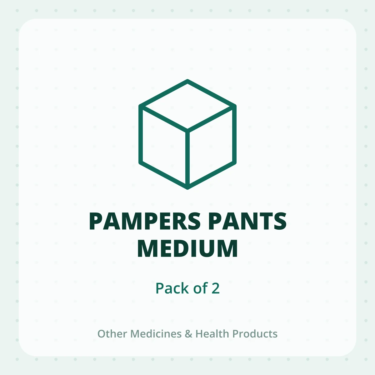 PAMPERS PANTS MEDIUM 1X2