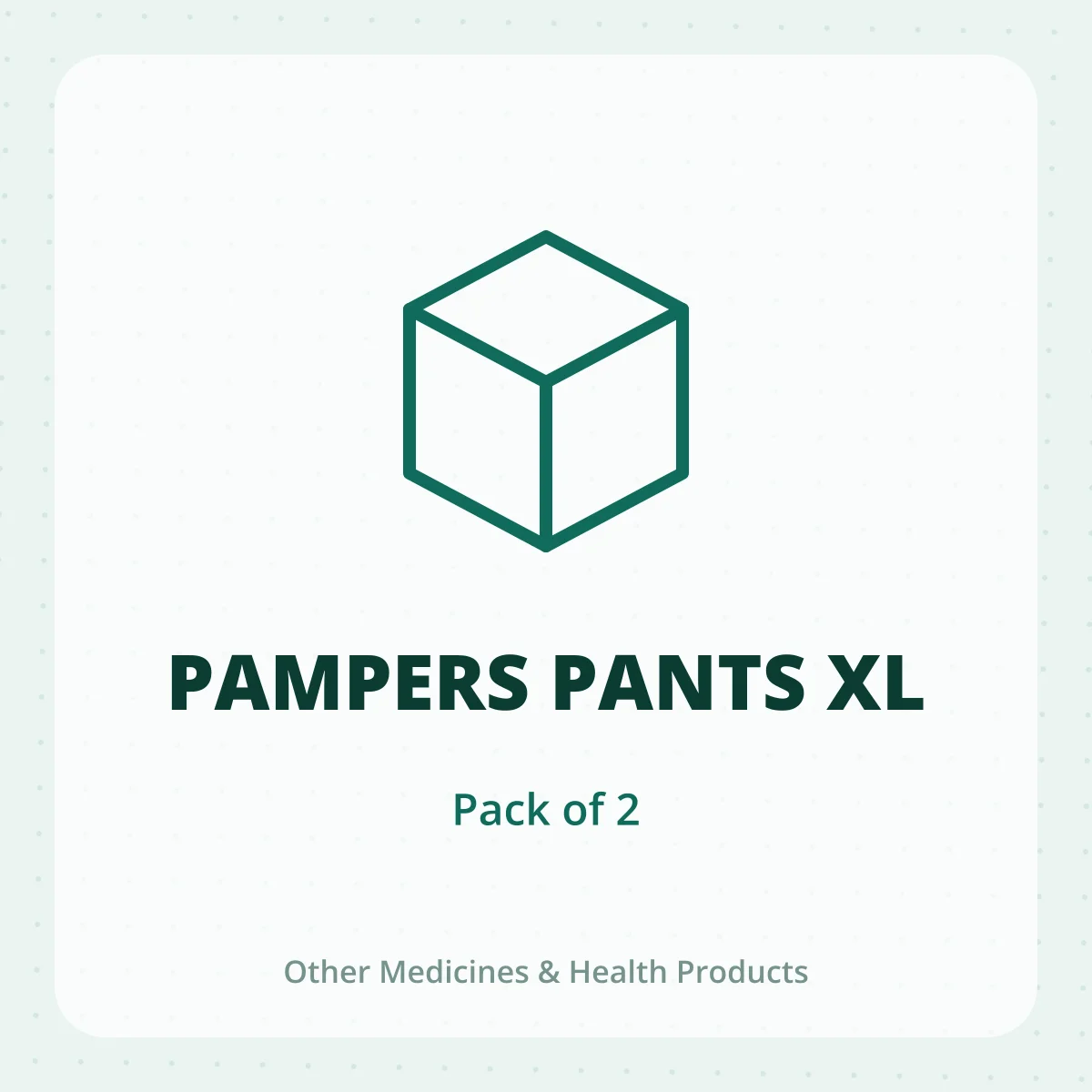 PAMPERS PANTS XL 1X2
