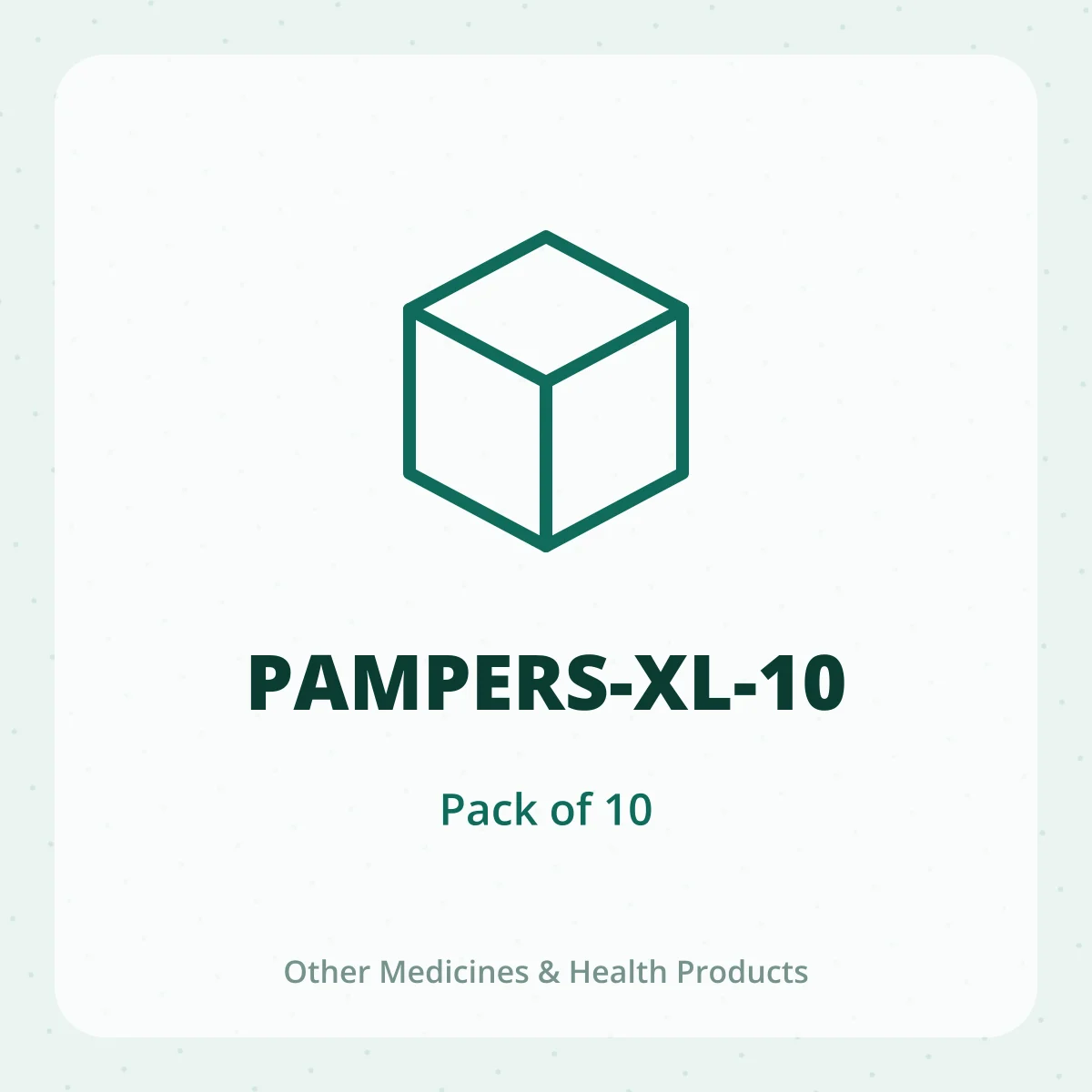 PAMPERS-XL-10 1X10