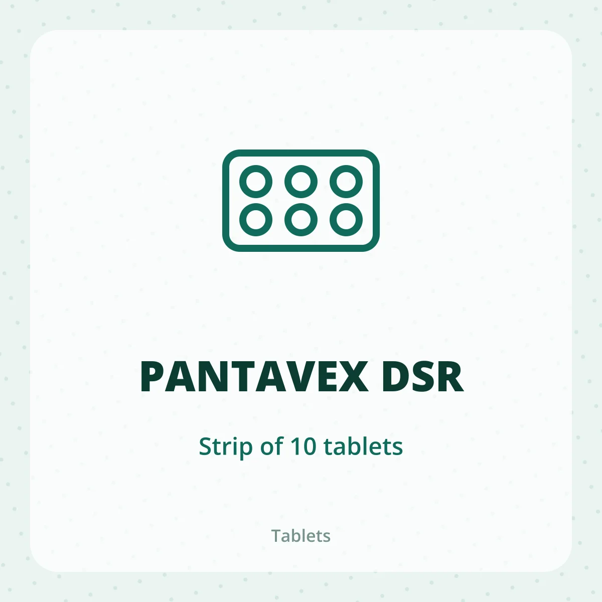 PANTAVEX DSR 1X10