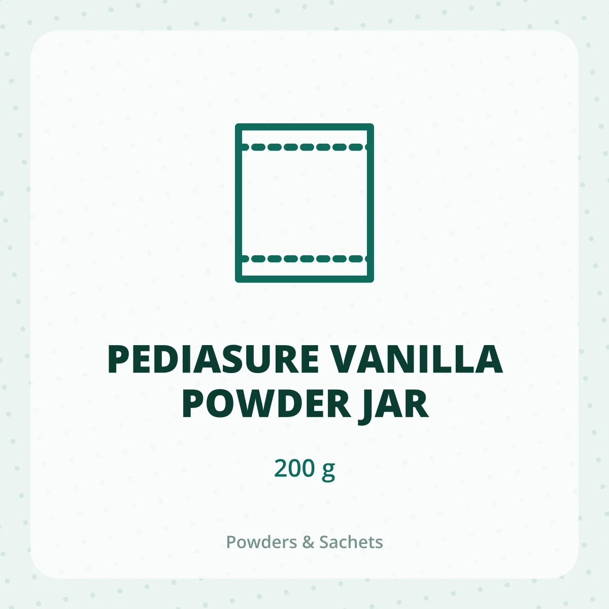 PEDIASURE VANILLA POWDER JAR 1X200GM