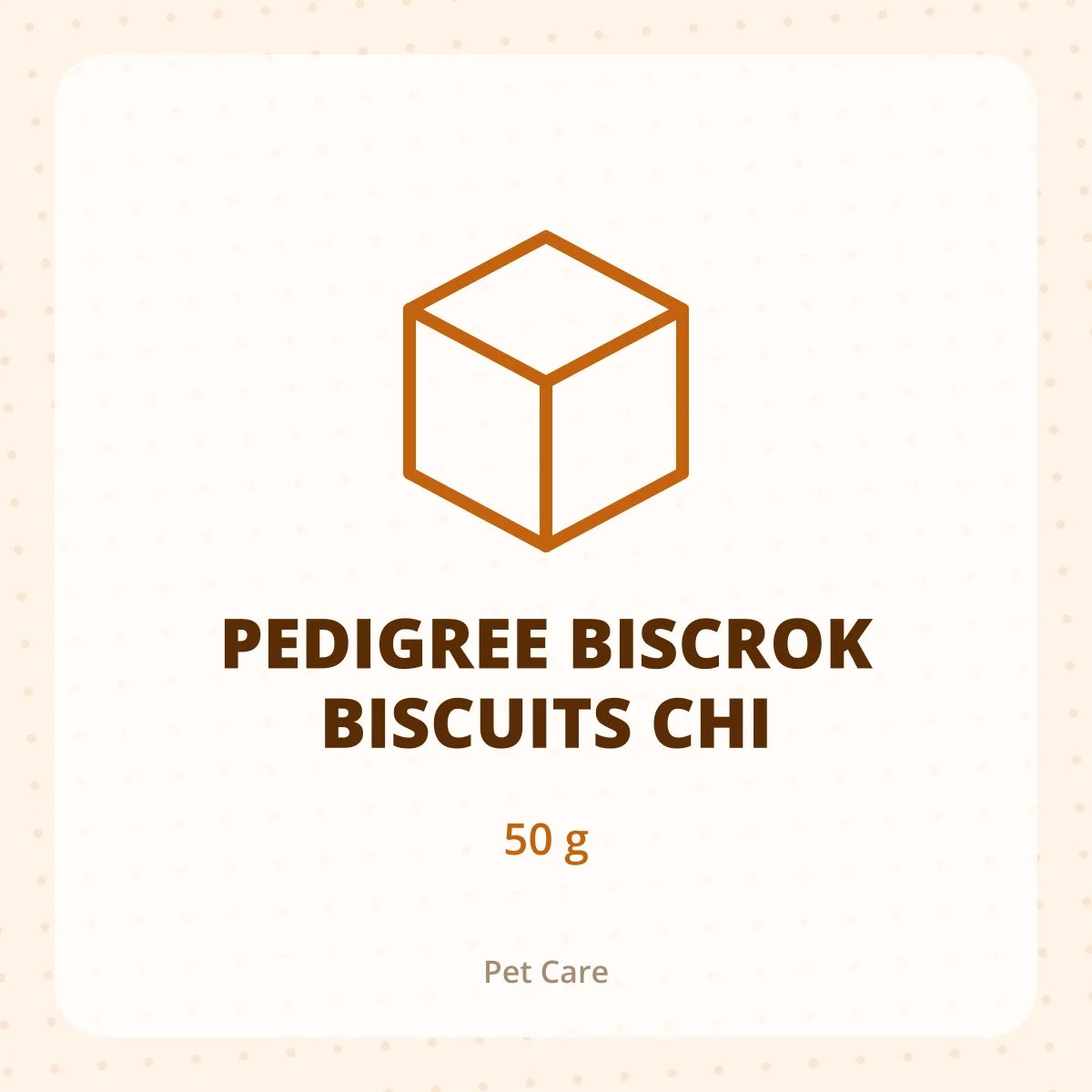 PEDIGREE BISCROK BISCUITS CHI 1X50G