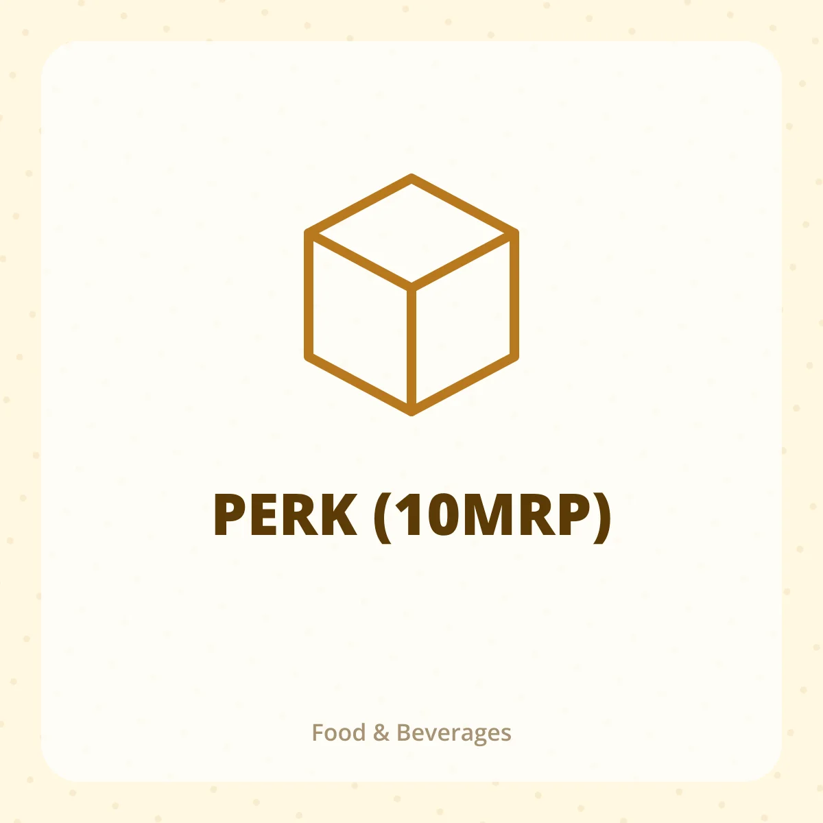 PERK (10MRP) 1X1