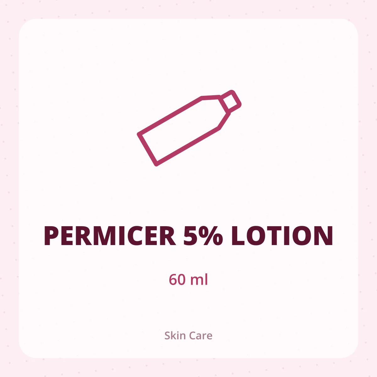 PERMICER 5% LOTION 1X60ML