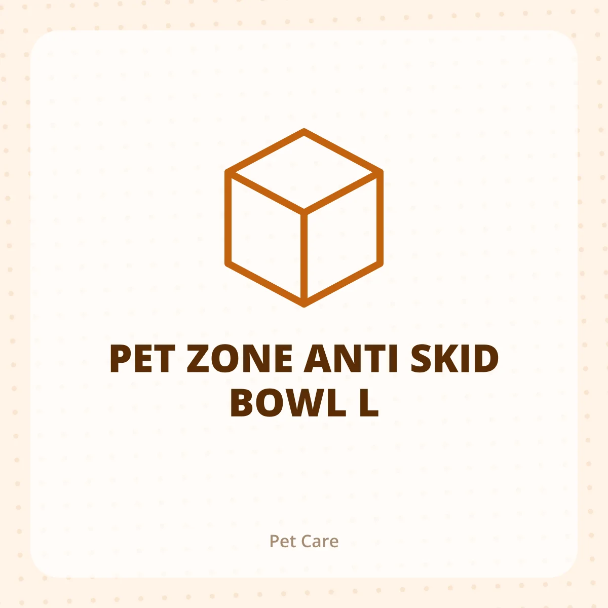 PET ZONE ANTI SKID BOWL L 1X1