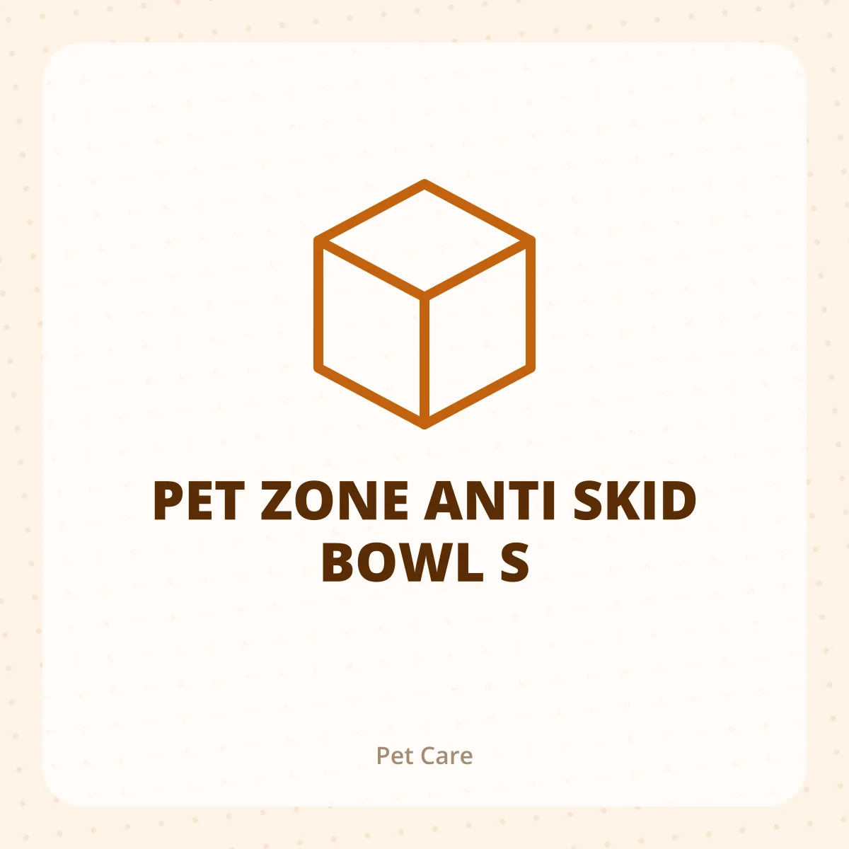 PET ZONE ANTI SKID BOWL S 1X1