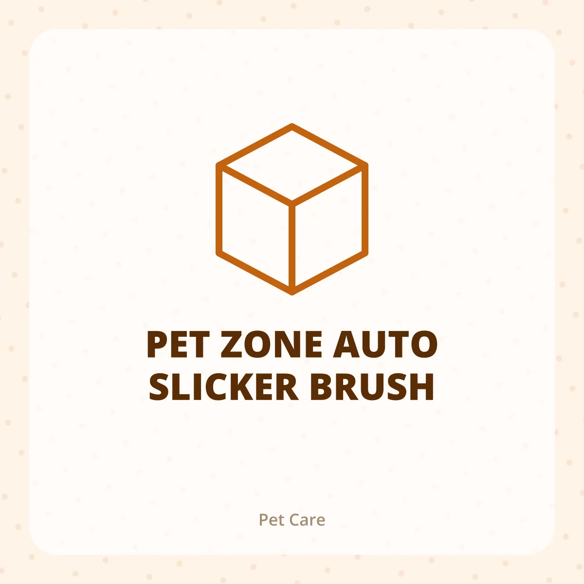 PET ZONE AUTO SLICKER BRUSH 1X1