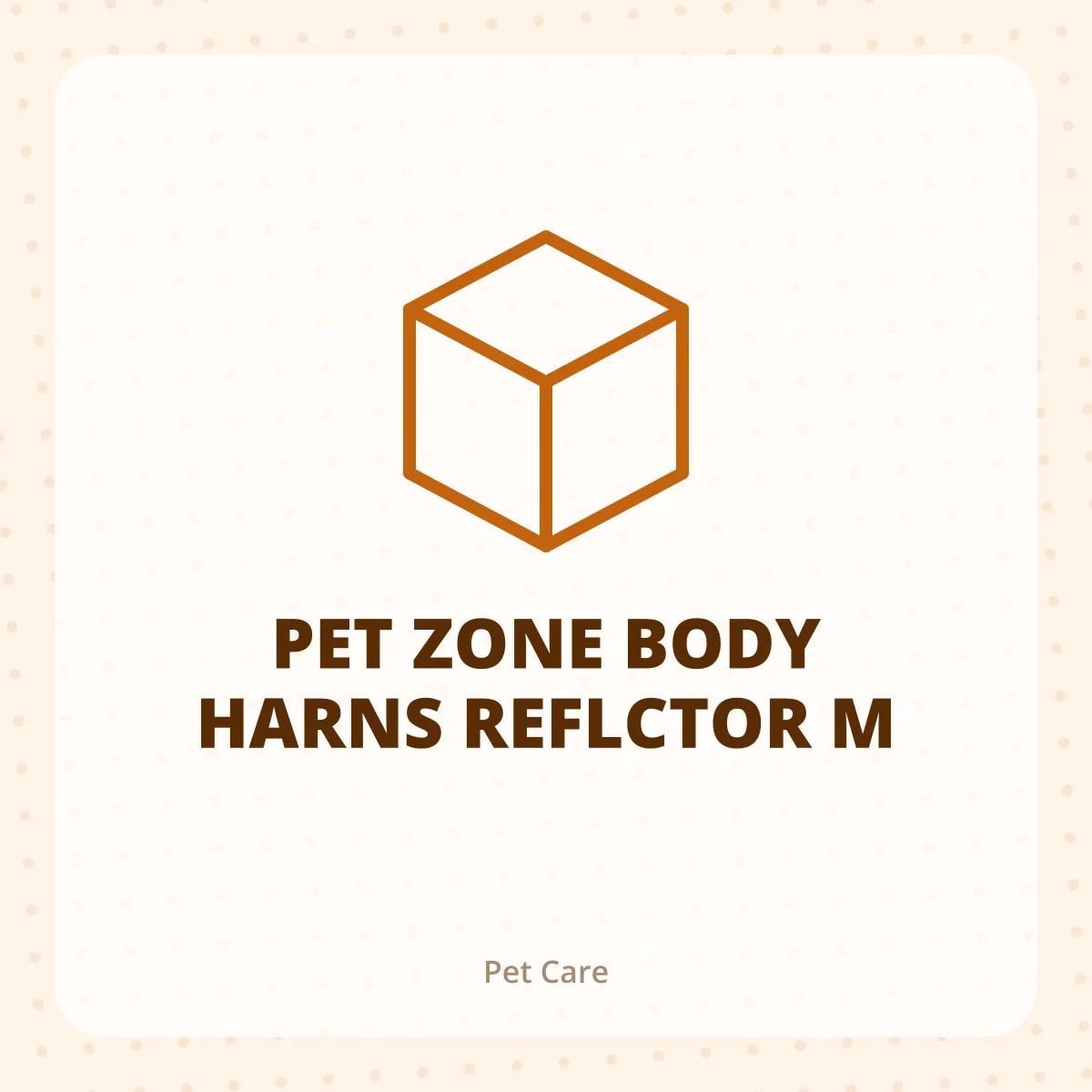 PET ZONE BODY HARNS REFLCTOR M 1X1