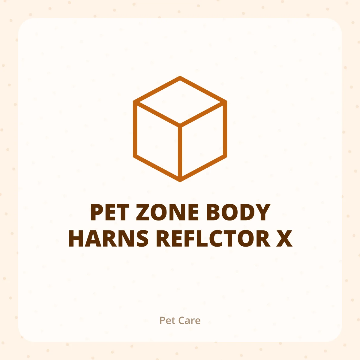 PET ZONE BODY HARNS REFLCTOR X 1X1