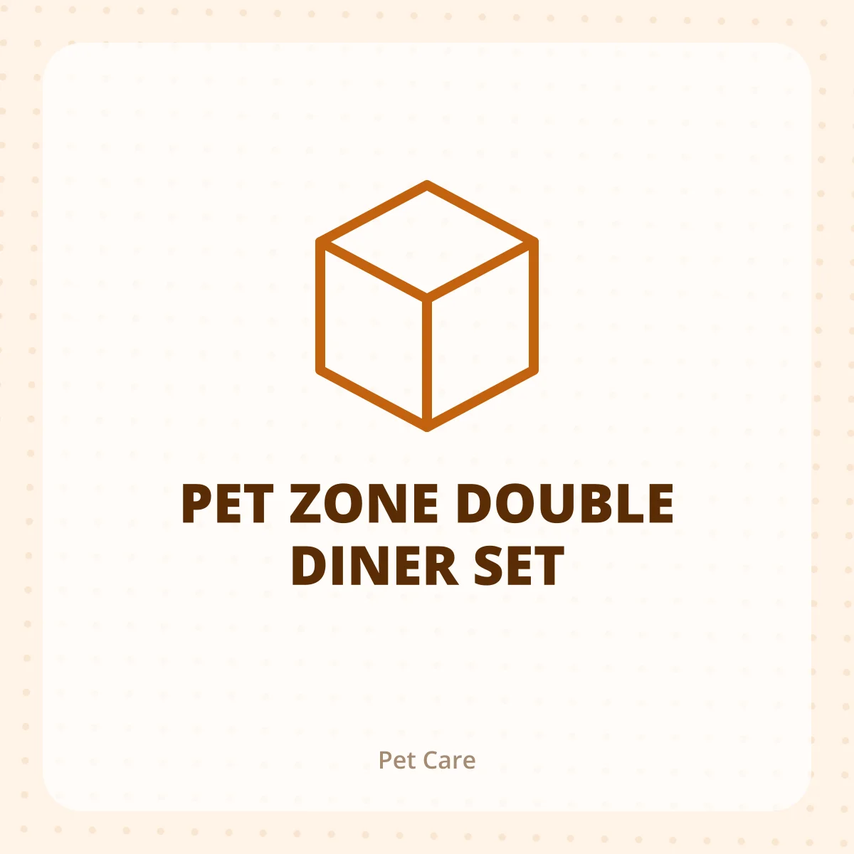PET ZONE DOUBLE DINER SET 1X1