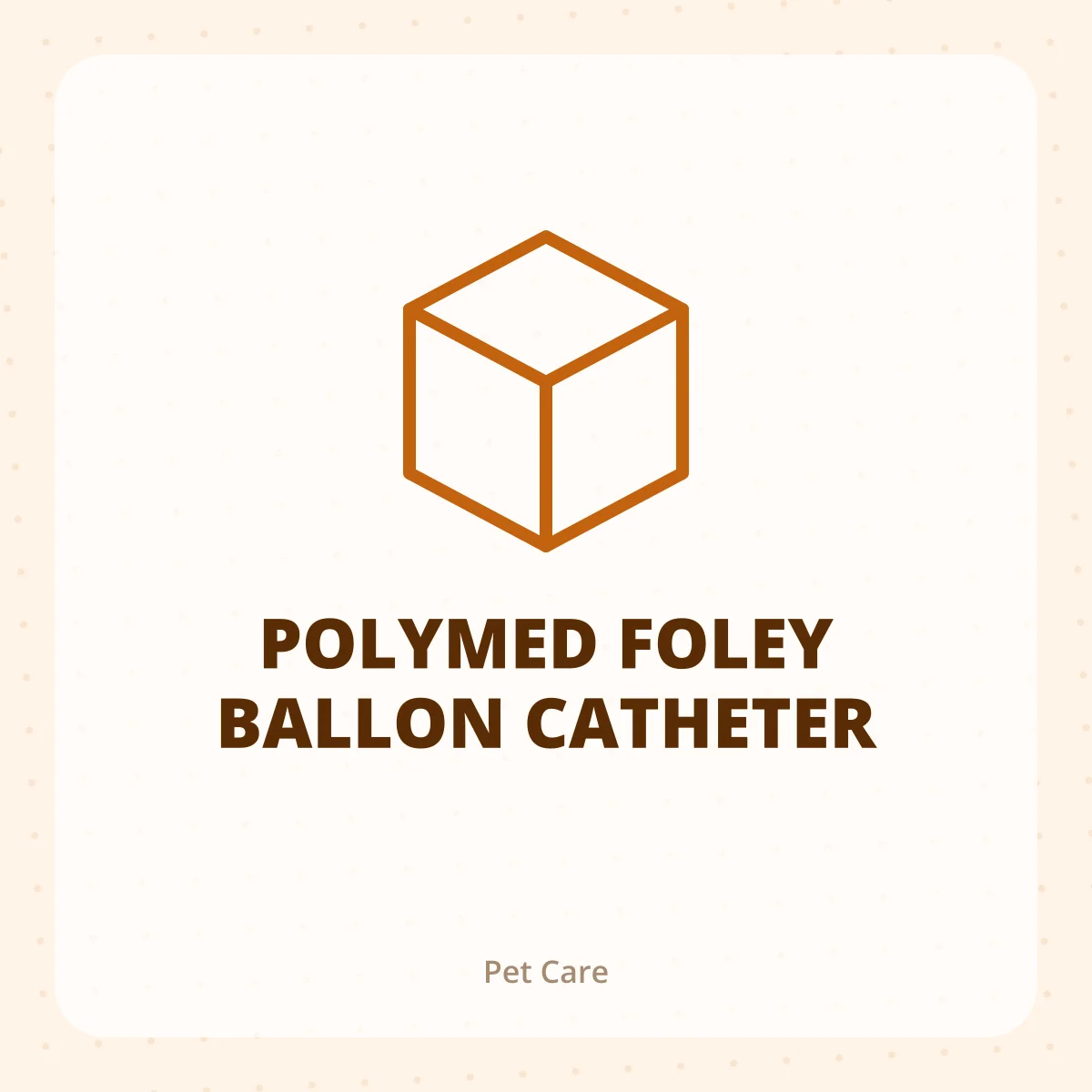 POLYMED FOLEY BALLON CATHETER 1X1