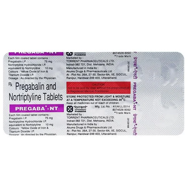 PREGABA-NT TAB 1X10