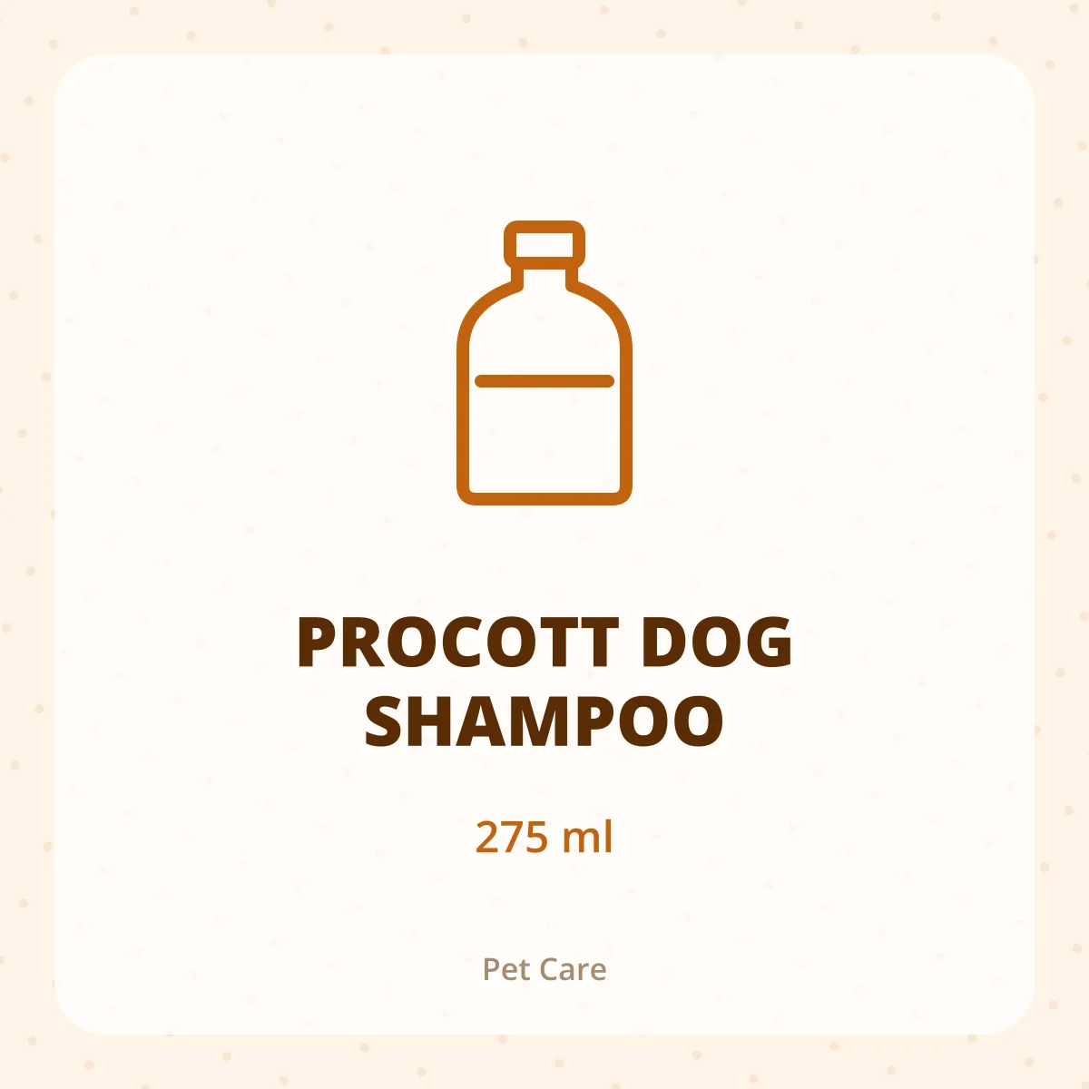 PROCOTT DOG SHAMPOO 1X275ML