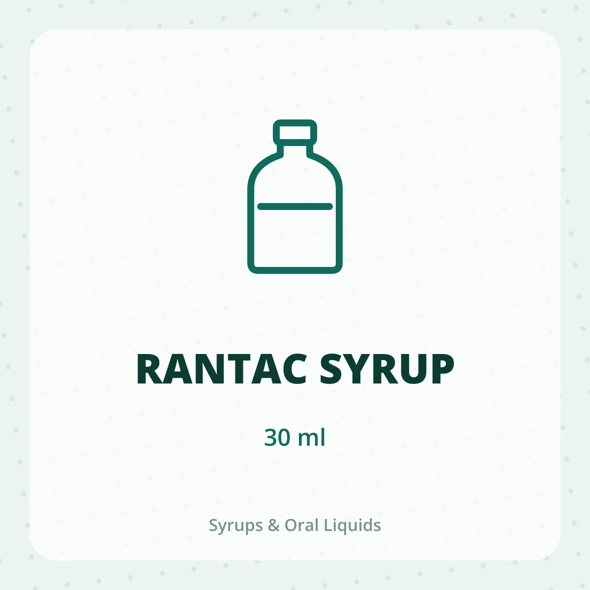 RANTAC SYRUP 1X30ML