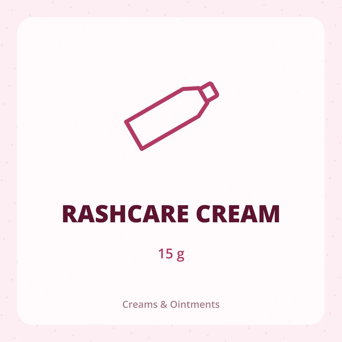 RASHCARE CREAM 1X15G