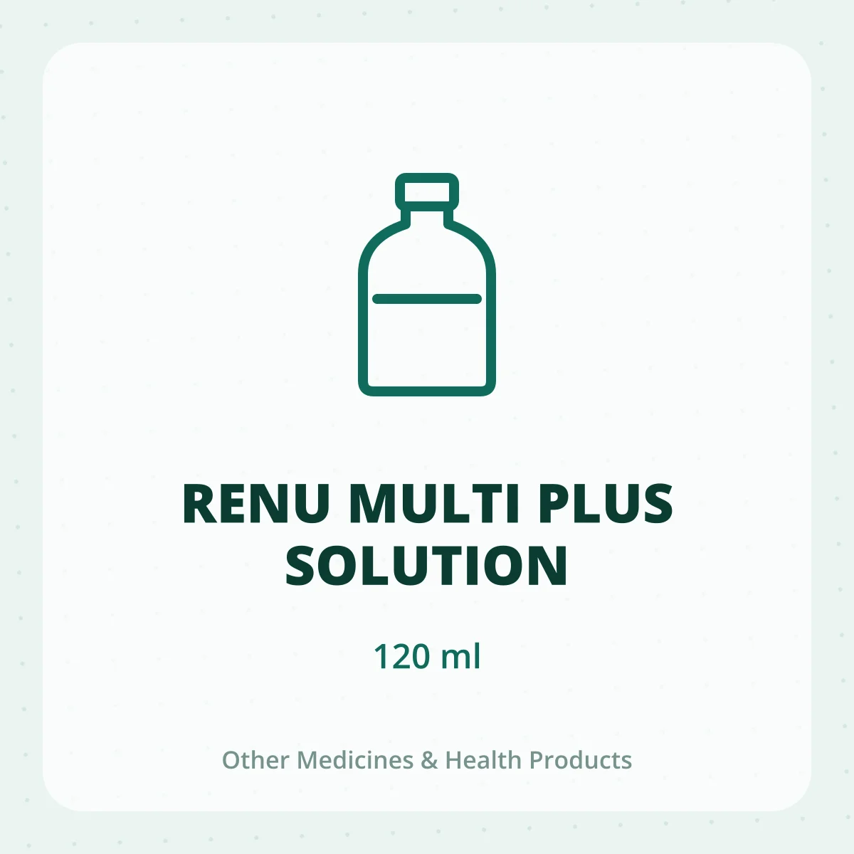 RENU MULTI PLUS SOLUTION 1X120ML