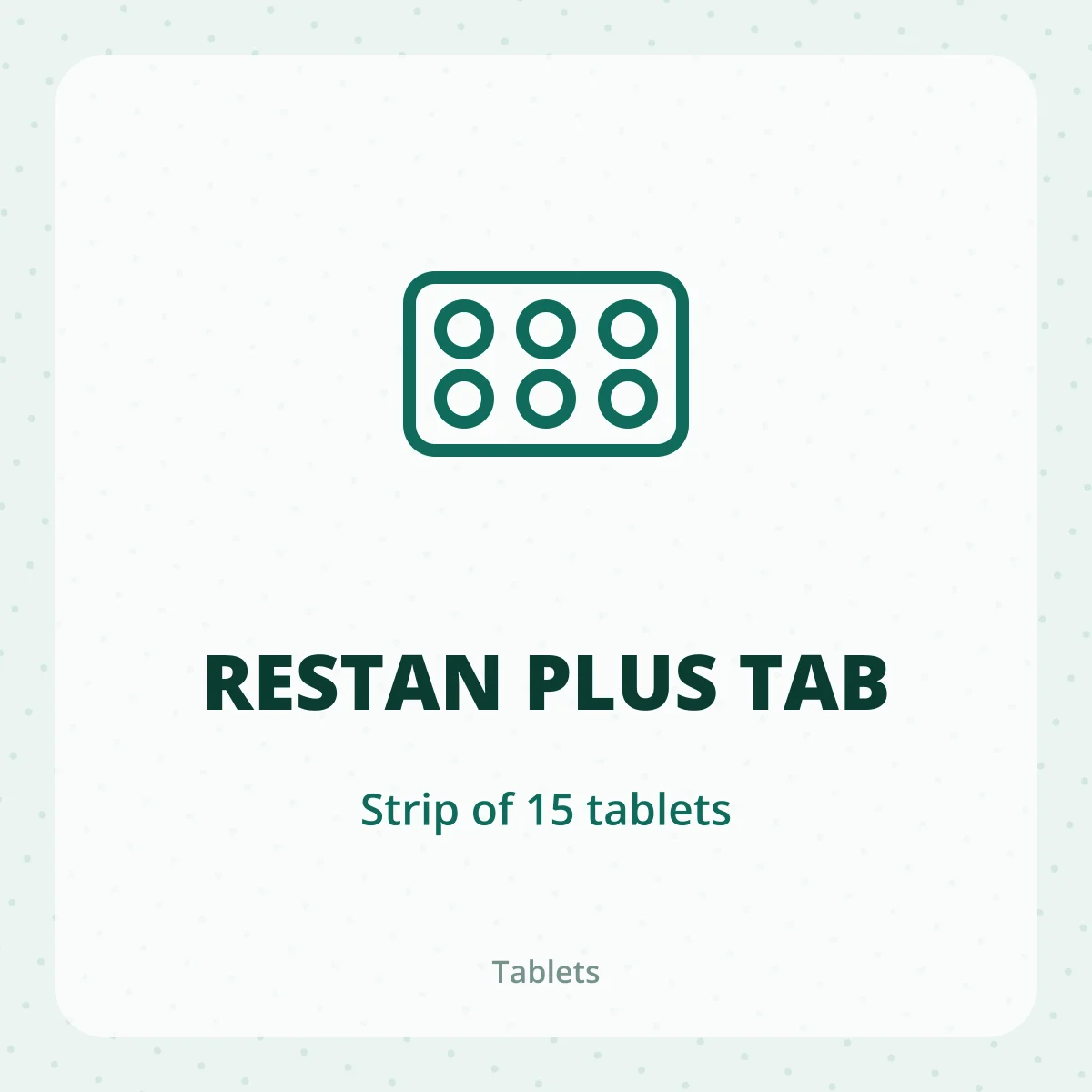 RESTAN PLUS TAB 1X15