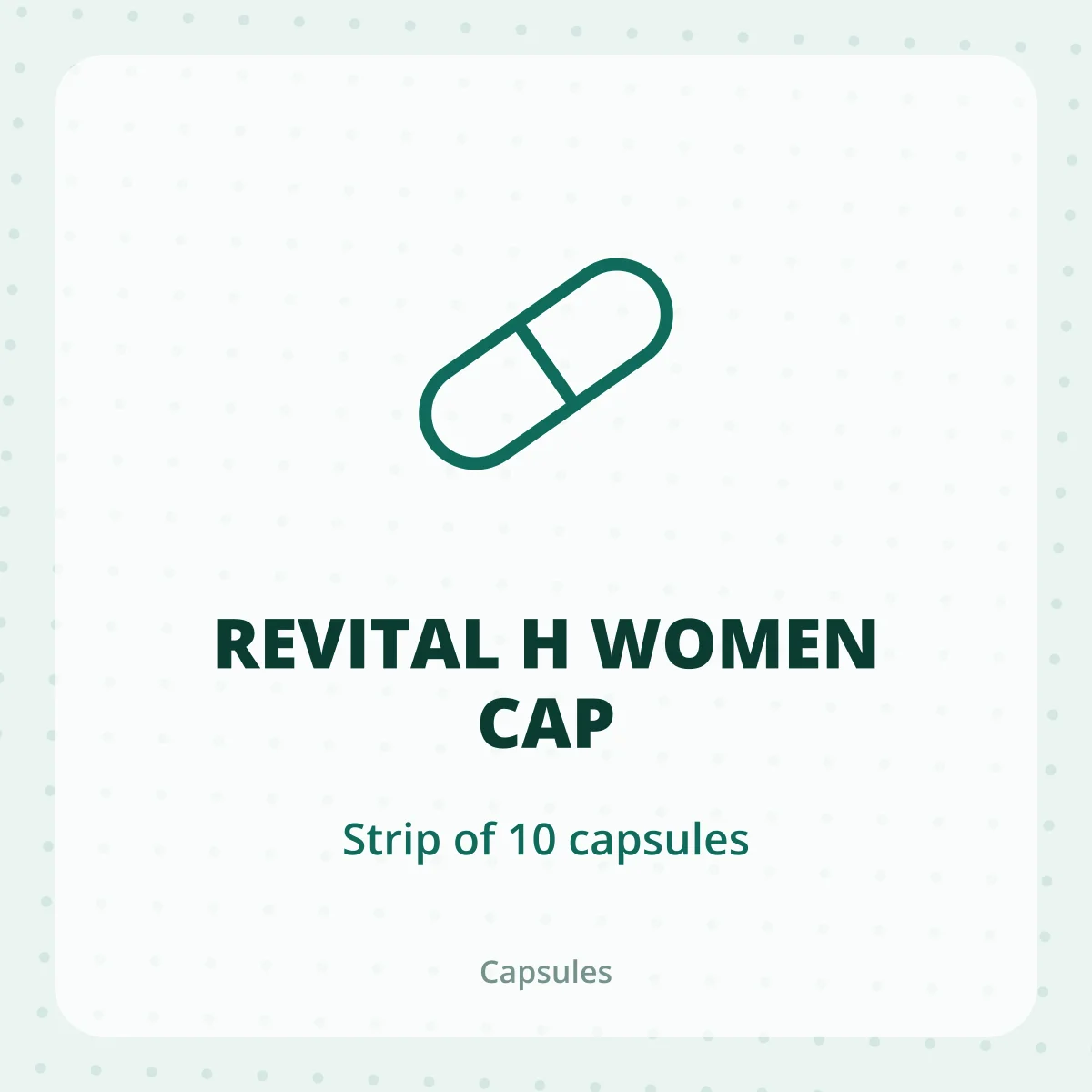 REVITAL H WOMEN CAP 1X10