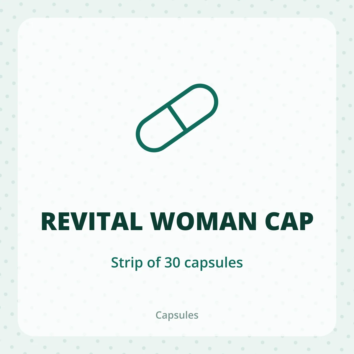 REVITAL WOMAN CAP 1X30