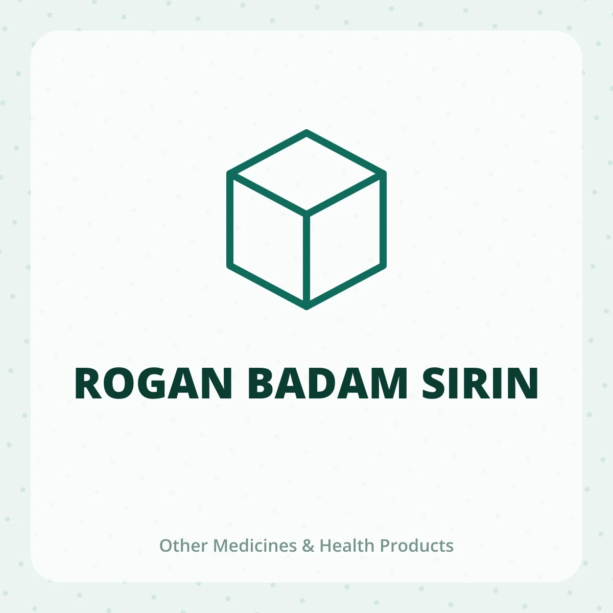 ROGAN BADAM SIRIN 1*1