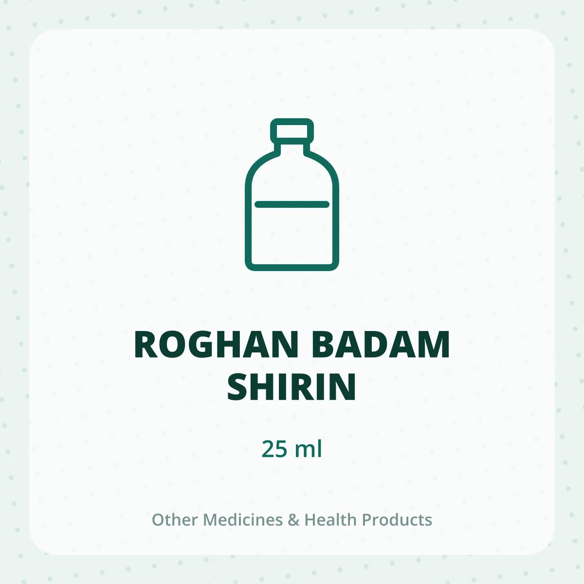 ROGHAN BADAM SHIRIN 1X25ML