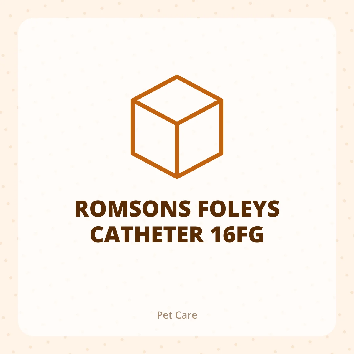 ROMSONS FOLEYS CATHETER 16FG