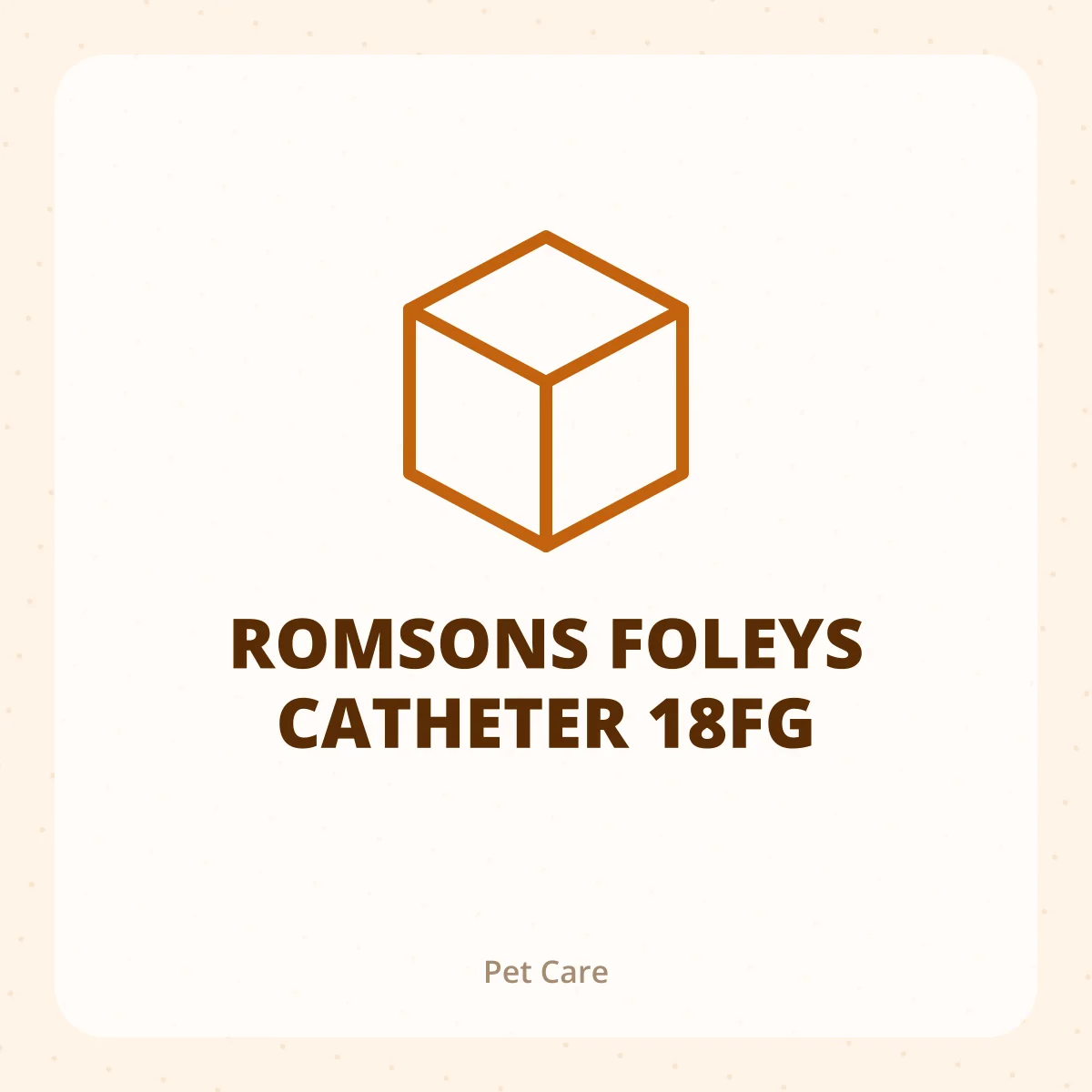 ROMSONS FOLEYS CATHETER 18FG