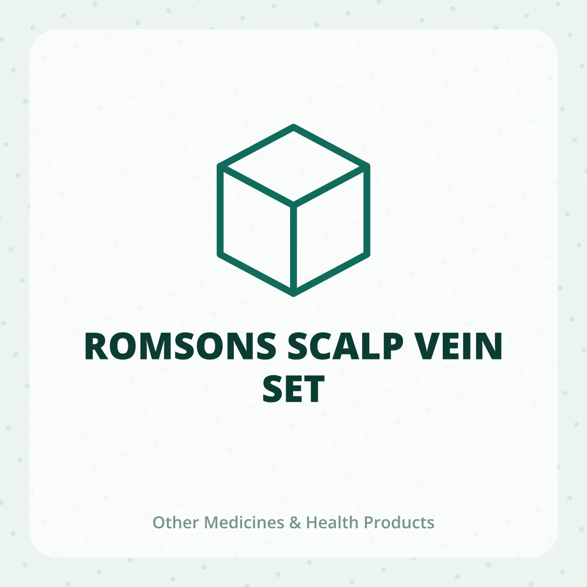 ROMSONS SCALP VEIN SET 1X1