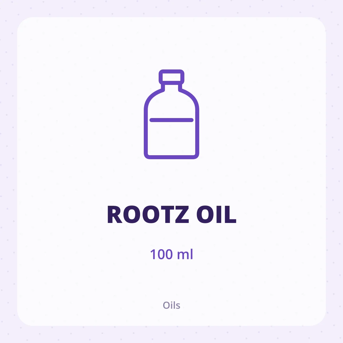 ROOTZ OIL 1X100ML