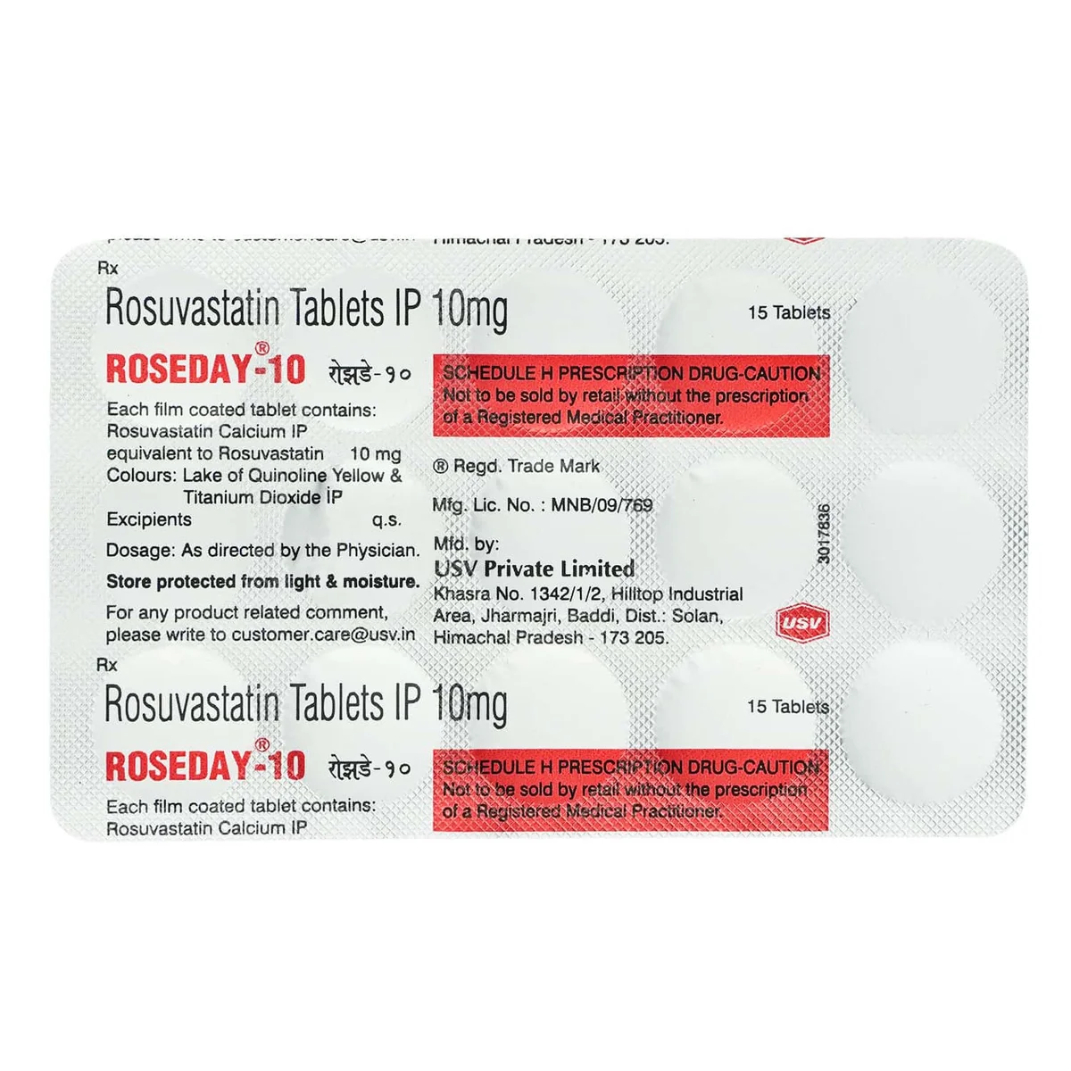 ROSEDAY-10 TAB 1X15