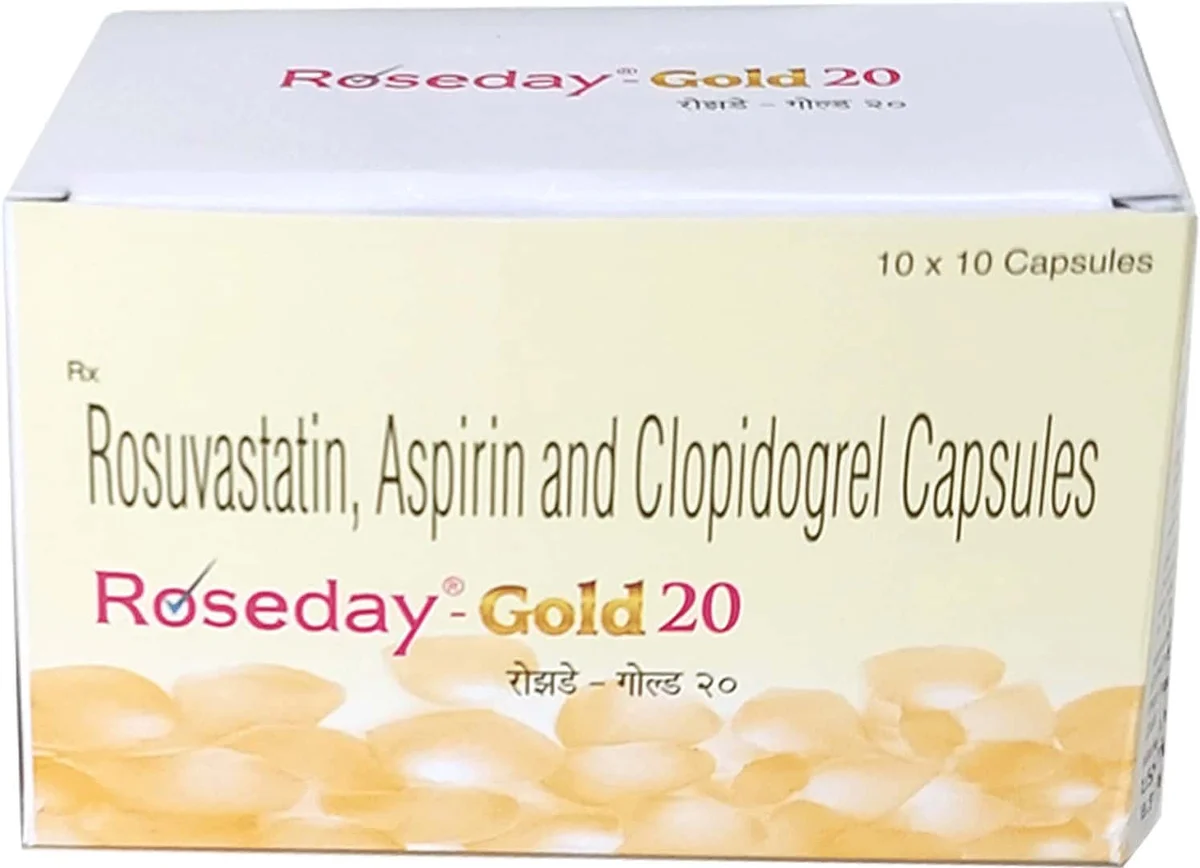 ROSEDAY-GOLD 20 CAP 1X10