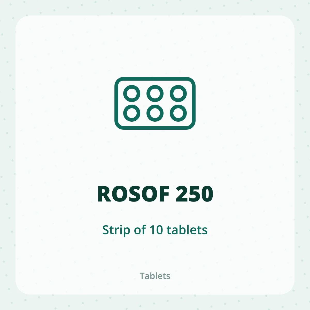 ROSOF 250 1X10