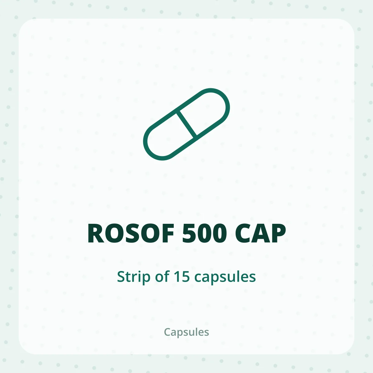 ROSOF 500 CAP 1X15