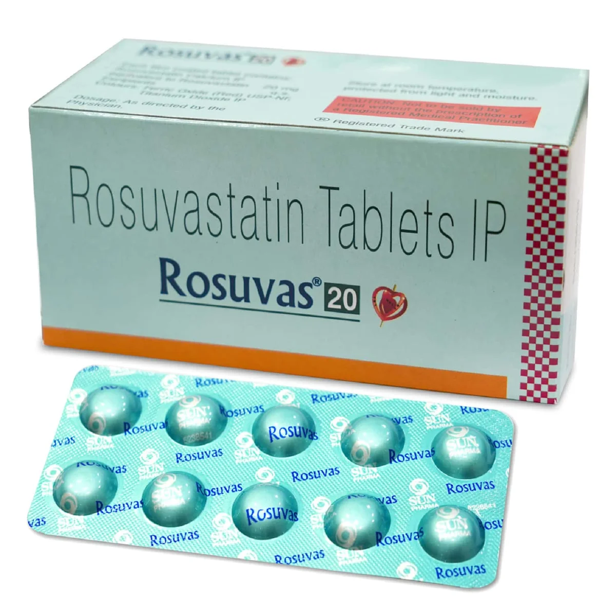 ROSUVAS 20MG TAB 1X10