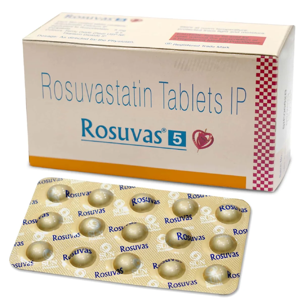 ROSUVAS-5MG TAB 1X15