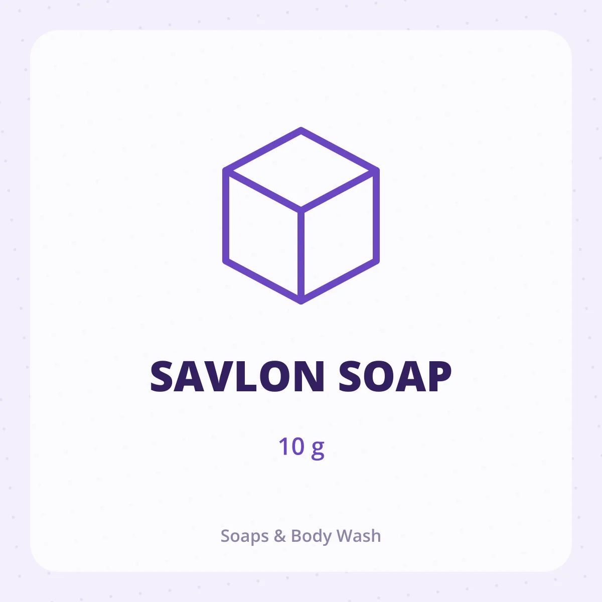 SAVLON SOAP 1X10G