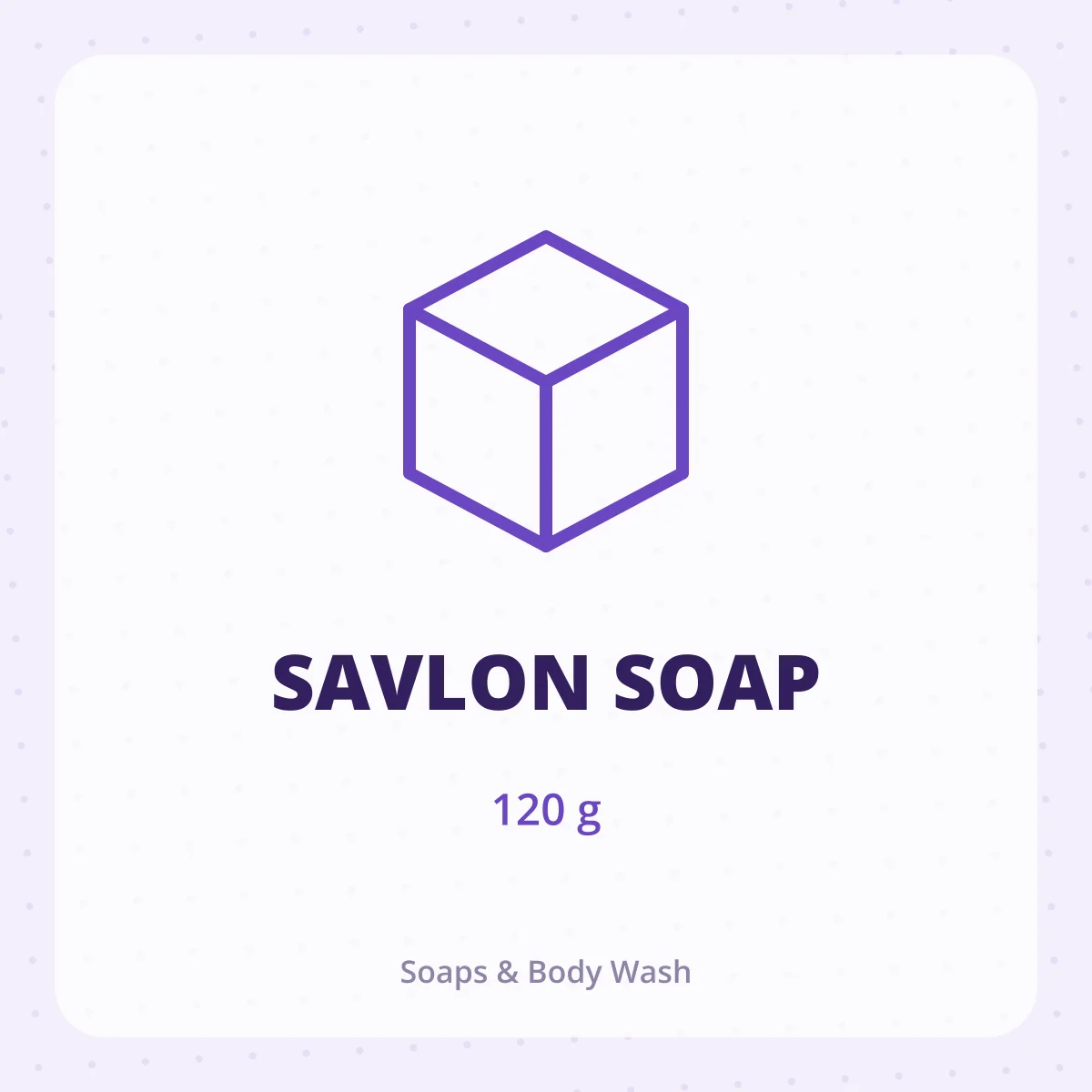 SAVLON SOAP 1X120GM